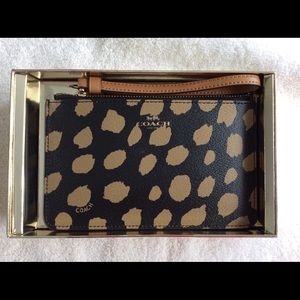 Coach Deer Spot Small Wristlet